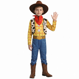 Costume Woody de Toy Story pour enfants, tenue de cosplay pour fête d'Halloween, vêtements de performance pour garçons, printemps 2023 - Product Image 2