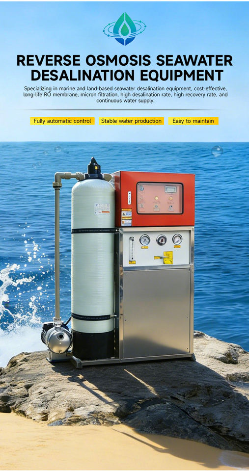 JC Seawater Desalination Plant Island Resort Boat-RO Watermaker 1 Year ...