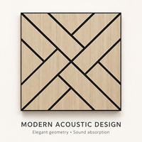 Panneau acoustique décoratif en PVC et fibre de polyester, sur mesure OEM pour studio et bureau