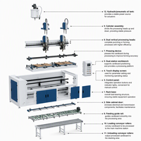 Ligne de production de cartons ondulés, machine à fabriquer des boîtes en carton, équipement d'impression et de collage avec découpeuse pour usine d'emballage