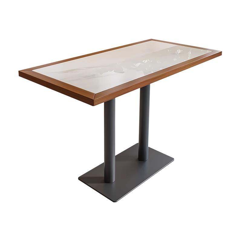 mesa de restaurante rectangular