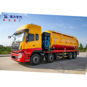 Camión de Succión de Aguas Residuales Eléctrico de 25000 Litros, Limpiador de Alcantarillado, Volcador de Tanques Sépticos, Drenaje de Aguas Residuales, 8*4, EURO 4 - Product Image 3