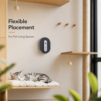 Vaporisateur anti-odeurs pour animaux de compagnie avec détecteur de mouvement et micro-ondes, alimentation USB, modes manuel et automatique, pour usage domestique, contrôle des odeurs pour chats
