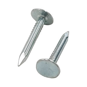 EG大头环柄铁屋面钉帽样式，带光滑柄毛毡钉锌镀锌屋面油毡钉 - Product Image 1
