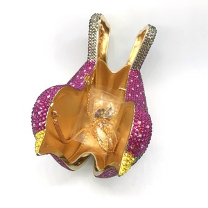 Bolsos de Mano de Alta Gama con Forma de Pájaro <span class=keywords><strong>para</strong></span> Mujer, Hermosos Bolsos de Fiesta con Cristales, Bolsos de Boda con Gemas de Diamantes en Forma de Pájaro - Product Image 6