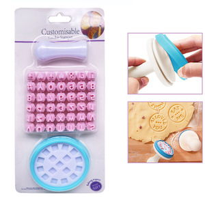 Sellos <span class=keywords><strong>de</strong></span> Galletas Ecológicos <span class=keywords><strong>de</strong></span> Plástico con Letras y Números Personalizados para Galletas, Alfabeto, Números, Símbolos, Cortadores <span class=keywords><strong>de</strong></span> Galletas DIY - Product Image 2