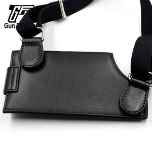 बंदूक और फूल फोन कंधे पिस्तौलदान iPhone मामले धारक चमड़े जेब सेल फोन सामान फोन धारक कंधे बैग - Product Image 2