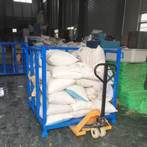 Scaffali di stoccaggio su misura per impieghi gravosi cremagliere in acciaio inox magazzino Pallet pieghevole impilabile stoccaggio ripiani in metallo - Product Image 6