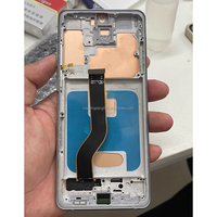 Écran LCD de téléphone mobile OLED TFT S20+ 5G, écran tactile de remplacement avec cadre pour Samsung Galaxy G985F G986U