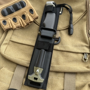 OEM سكين شفرة ثابتة تكتيكية مع مقبض ABS غمد نايلون للصيد في الهواء الطلق ديي جيب بالجملة - Product Image 5