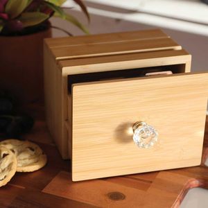 4x6 100% Bamboo Wooden <strong>Recipe</strong> <strong>Box</strong> with Cards and Dividers Drawer <strong>Recipe</strong> Boxes Bamboo Wooden <strong>Recipe</strong> <strong>Box</strong> - Product Image 3