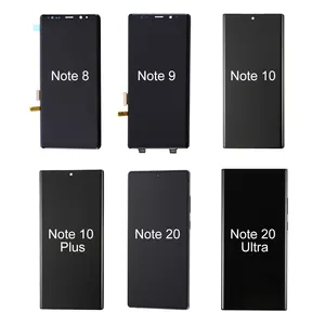 หน้าจอ OLED OEM สำหรับ Samsung Note 8 9 10 20 Plus,หน้าจอ LCD แบบสัมผัสขนาดใหญ่พิเศษหน้าจอเปลี่ยนสำหรับโทรศัพท์มือถือขายส่ง