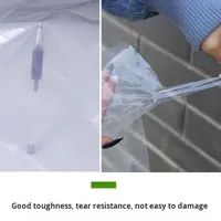 Film plastique pour abri en arche, film agricole transparent, imperméable, résistant à la pluie, décoration de toit d'abri, anti-poussière, petit film de sol, résistant à la chaleur