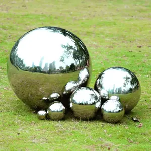 76mm 80mm 90mm 100mm Metallic Spheres Stainless Steel Hollow Ball
