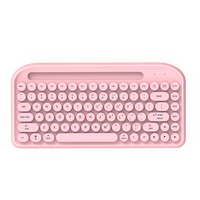 Mini Teclado Inalámbrico Retro Tipo Máquina de Escribir de 85 Teclas, Venta al por Mayor de Fábrica, para Uso en Oficina y Hogar, Compatible con Win/iOS/Android