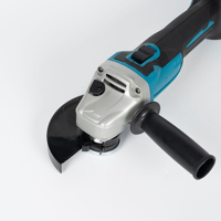 Meuleuse d'angle sans fil industrielle 20V haute puissance à moteur sans balais, outil de découpe, de meulage et de polissage, 4 niveaux de vitesse réglables, batterie au lithium