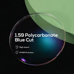 Lunas monococale oftalmico policarbonato lente ottica <span class=keywords><strong>1.591</strong></span>/1.59 PC taglio blu HMC Uncut Stock lenti - Product Image 4