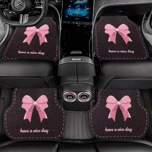 Tapis de sol de voiture avec anneaux métalliques, design de dessin animé, siège conducteur, anti-salissure, antidérapant, ensemble complet, toutes saisons, OLIVER, vente en gros - Product Image 6