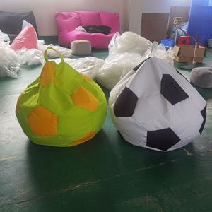 Maxfree Housse de pouf sans rembourrage pour enfants et bébés, motif football, pour salon intérieur - Product Image 2