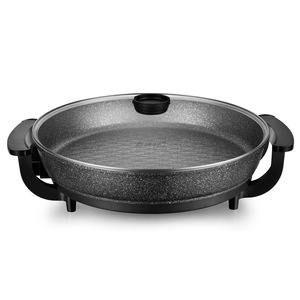 Sipyong <b>Electric</b> Grill <b>Pan</b> 42cm Round Non-Stick Maifan Stone Color For Meat And <b>Pan</b> Fried Buns - Product Image 4