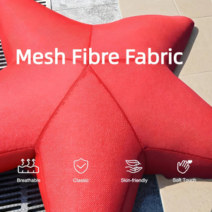 Matelas flottant personnalisé en forme d'étoile de mer non gonflable, en tissu maillé 3D, rempli de billes EPS, pour piscine, pour enfants, adolescents et adultes, vente en gros - Product Image 5