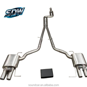 Tubo de Escape Catback con Válvulas para <span class=keywords><strong>BMW</strong></span> 640i XDrive G32 GT 630i <span class=keywords><strong>640d</strong></span>, Salida Cuádruple, Acero Inoxidable T304, Alto Flujo, Deportivo - Product Image 4