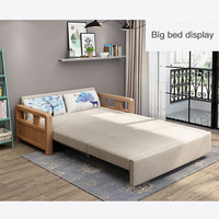 Muebles de Apartamento, Sofá Cama Plegable de Tela Estilo Europeo, Sofá Cama, Sofá de Dos Plazas, Sofá Cama