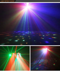 Marslite rgbw multi couleur DMX 512 stroboscope + gobo + derby + laser effet led scène dj lumière pour la décoration de scène - Product Image 4