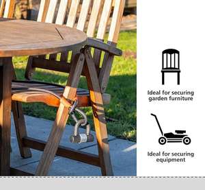 Rarlux 8402 Hochleistungs-U-Schloss Fahrradkettenschloss mit Schlüssel Diebstahlsicher Mehrere Spezifikationen - Product Image 6