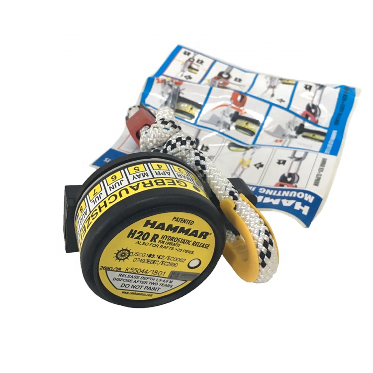 IMPA 330119 SOLAS одобренный молоток H20R Гидростатический съемный блок для спасательных устройств