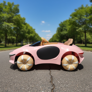 長持ちするバッテリー搭載の4輪乗用車、男の子と女の子向けのリモコン付き - ユニセックス子供用電動車両 - Product Image 5