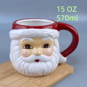 <span class=keywords><strong>Tazas</strong></span> <span class=keywords><strong>de</strong></span> Cerámica Pintadas a Mano Personalizadas, Lindas <span class=keywords><strong>Tazas</strong></span> 3D, Decoración Navideña <span class=keywords><strong>de</strong></span> Cerámica, Taza <span class=keywords><strong>de</strong></span> Cerámica <span class=keywords><strong>de</strong></span> Santa Claus - Product Image 2