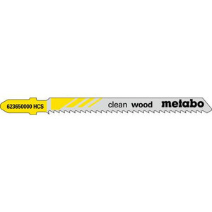 Lame de scie sauteuse Metabo 623650000 HCS Clean Wood pour la découpe du bois - Product Image 3