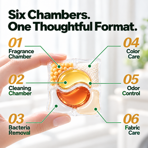 Capsules de lessive concentrées 6 en 1 pour un nettoyage en profondeur et un lavage quotidien - Product Image 3