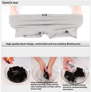 กางเกงในชายแบบพื้นฐาน ซ่อนกระเป๋าซิปสำหรับเดินทาง ระบายอากาศ ป้องกันแบคทีเรีย ป้องกันไฟฟ้าสถิตย์ บ็อกเซอร์บรีฟ ผ้าฝ้าย 100% - Product Image 5