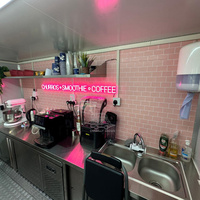 Camión de Comida Comercial para Venta de Smoothies, Tacos, Pizza, Café, Hamburguesas, Totalmente Equipado