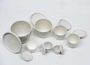 Usine de gros, creuset en porcelaine de haute qualité avec couvercle - Product Image 5