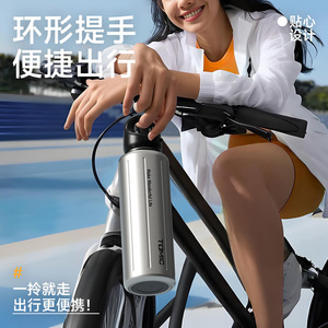 Temeco Quick Opening Insulated Water Bottle No Screw Thread Sports Bottle Hot Cold Drink 500Ml - Product Image 1