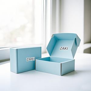 Chất lượng cao tùy chỉnh nhỏ đầy đủ màu sắc các tông vận chuyển hộp bưu phẩm bao bì sóng gửi thư hộp với logo riêng của bạn - Product Image 2