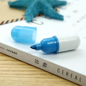 Bút Đánh Dấu Viên Vitamin Cho Văn Phòng Và Trường Học Bút Đánh Dấu Mini Dễ Thương Tưởng Tượng Bút Hình Viên Nang - Product Image 4