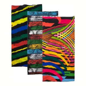 Individuelles Design Polyester Sublimationsdruck nahtlose Röhre Röhre Bandanas Nacken Gaiter für Herren