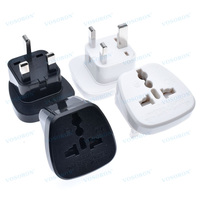 Adaptateur de prise de voyage universel CN AU EU US vers Royaume-Uni, Arabie Saoudite, Singapour, Hong Kong, convertisseur de courant électrique AC, type de prise G 13a