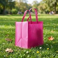 Sac fourre-tout non tissé, recyclable, réutilisable, pliable, motif dessin animé, bandoulière longue, taille moyenne disponible, personnalisation possible
