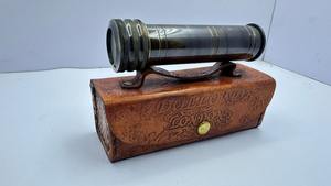 Telescopio Náutico Antiguo Hecho a Mano de Latón con Caja de Madera, Decoración para el Hogar para Navidad - Product Image 4