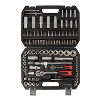 Boîte de rangement pour réparation de vélo et Kit d'outils manuels de mécanicien, 108 pièces