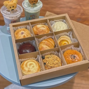 Boîtes à desserts personnalisées en gros, boîtes en papier de qualité alimentaire avec fenêtre pour mousse et pouding - Product Image 6
