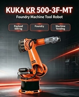 Robot industriel KUKA KR500-3F-MT à 6 axes, charge utile de 500 kg, portée de 2825 mm pour l'assemblage et le soudage