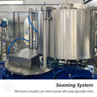 Machine de remplissage automatique de canettes de bière pour boissons gazeuses cola soda