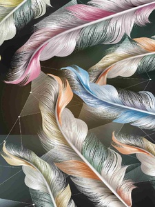 Sang trọng hiện đại sợi nhỏ phẳng dệt Latex ủng hộ không thấm nước & chống trượt thảm sàn cho phòng khách phòng ngủ nhà - Product Image 4