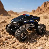 Véhicule tout-terrain télécommandé 2,4 GHz avec fonction de pulvérisation et batterie, véhicule d'escalade tout-terrain